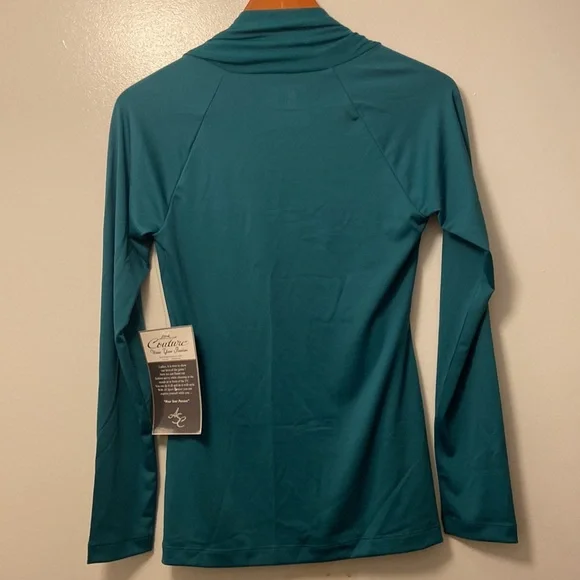 NWT New NFL Miami Dolphins Women's Aqua Green Long Sleeve Top Size Medium - Picture 5 of 6